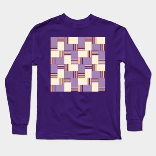 Purple Rainbow Tiles Long Sleeve T-Shirt